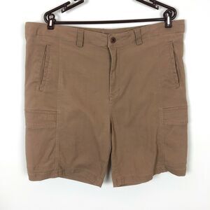 Rainforest Brown Tan Pocket Cargo Shorts Men's Size 40